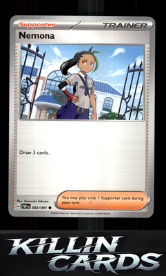 Nemona - 082/091 082/091 Pokemon Common SV: Paldean Fates Card NM
