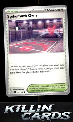 Spikemuth Gym 169/182 Pokemon Uncommon SV10: Destined Rivals Card NM