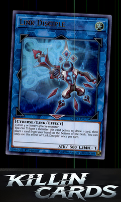 1st Edition Link Disciple DUPO-EN070 YuGiOh Ultra Rare Duel Power Card NM