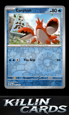 Reverse Holofoil Corphish 047/167 Pokemon Common SV06: Twilight Masquerade Card