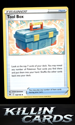 Tool Box 168/196 Pokemon Uncommon SWSH11: Lost Origin Card NM