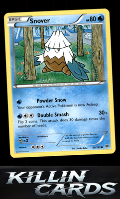 Snover 39/162 Pokemon Common XY - BREAKthrough Card NM