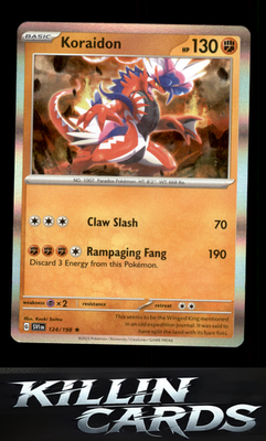 Koraidon 124/198 Pokemon Rare SV01: Scarlet & Violet Base Set Card NM