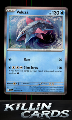 Veluza - 056/193 056/193 Pokemon Rare SV02: Paldea Evolved Card NM