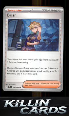 Briar 100/131 Pokemon Uncommon SV: Prismatic Evolutions Card NM