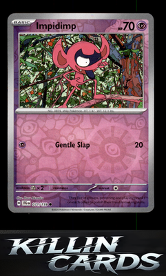 Reverse Holofoil Impidimp 071/159 Pokemon Common SV09: Journey Together Card NM