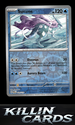 Reverse Holofoil Suicune 024/131 Pokemon Uncommon SV: Prismatic Evolutions Card