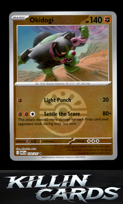 Reverse Holofoil Okidogi (Friend Ball) 122/217 Pokemon Rare ME: Ascended Heroes