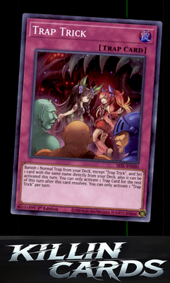 1st Edition Trap Trick SESL-EN060 YuGiOh Super Rare Secret Slayers Card NM