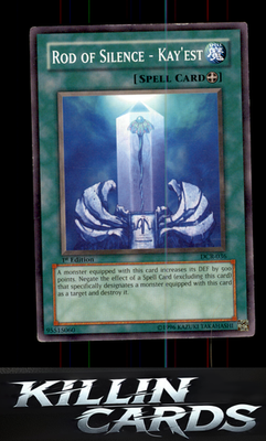 1st Edition Rod of Silence - Kay'est DCR-036 YuGiOh Common Dark Crisis Card NM