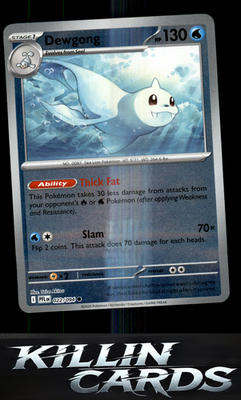 Reverse Holofoil Dewgong - 022/094 022/094 Pokemon Common ME02: Phantasmal Flame
