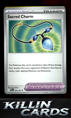 Sacred Charm - 093/094 093/094 Pokemon Uncommon ME02: Phantasmal Flames Card NM