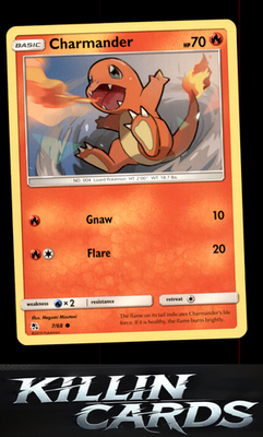 Charmander 7/68 Pokemon Common Hidden Fates Card NM