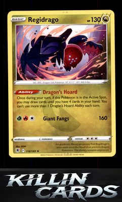 Regidrago 118/189 Pokemon Rare SWSH10: Astral Radiance Card LP