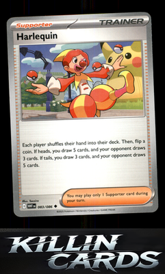 Harlequin 083/086 Pokemon Uncommon SV: White Flare Card NM