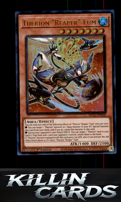 1st Edition Therion "Reaper" Fum MP23-EN060 YuGiOh Ultra Rare 25th Anniversary T