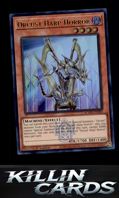 1st Edition Orcust Harp Horror BLMM-EN085 YuGiOh Ultra Rare Battles of Legend: M