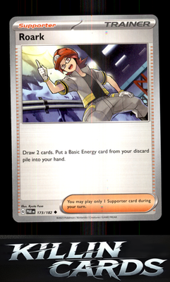 Roark 173/182 Pokemon Uncommon SV04: Paradox Rift Card NM