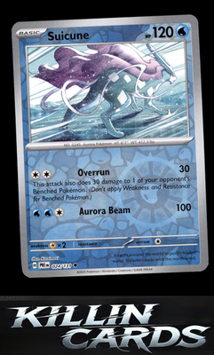 Reverse Holofoil Suicune 024/131 Pokemon Uncommon SV: Prismatic Evolutions Card