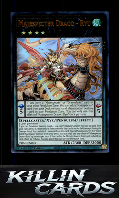 1st Edition Majespecter Draco - Ryu PHNI-EN049 YuGiOh Ultra Rare Phantom Nightma
