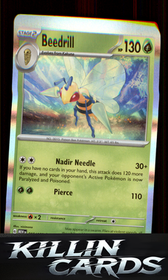 Beedrill 015/165 Pokemon Rare SV: Scarlet & Violet 151 Card NM