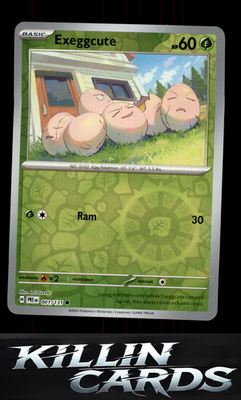 Reverse Holofoil Exeggcute 001/131 Pokemon Common SV: Prismatic Evolutions Card