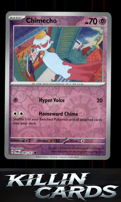 Reverse Holofoil Chimecho - 085/167 085/167 Pokemon Common SV06: Twilight Masque