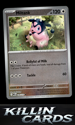 Reverse Holofoil Miltank 106/132 Pokemon Common ME01: Mega Evolution Card NM