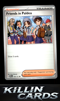 Friends in Paldea - 109/131 109/131 Pokemon Common SV: Prismatic Evolutions Card