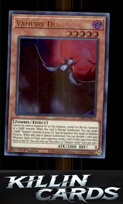 1st Edition Vampire Duke GFP2-EN073 YuGiOh Ultra Rare Ghosts From the Past: The