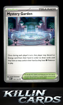 Mystery Garden - 122/132 122/132 Pokemon Uncommon ME01: Mega Evolution Card NM