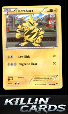 Electabuzz 53/149 Pokemon Common Boundaries Crossed Card LP