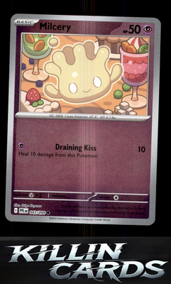 Reverse Holofoil Milcery 043/094 Pokemon Common ME02: Phantasmal Flames Card NM