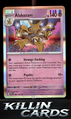 Alakazam 082/167 Pokemon Rare SV06: Twilight Masquerade Card NM
