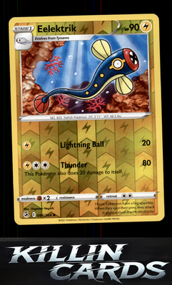 Reverse Holofoil Eelektrik 096/264 Pokemon Uncommon SWSH08: Fusion Strike Card N