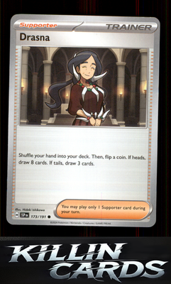 Drasna - 173/191 173/191 Pokemon Common SV08: Surging Sparks Card NM