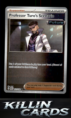 Reverse Holofoil Professor Turo's Scenario 171/182 Pokemon Uncommon SV04: Parado