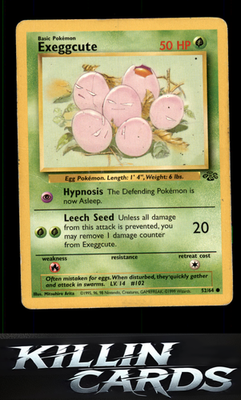 Exeggcute 52/64 Pokemon Common Jungle Card LP