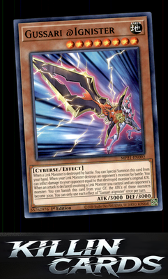 1st Edition Gussari @Ignister MP21-EN092 YuGiOh Common 2021 Tin of Ancient Battl