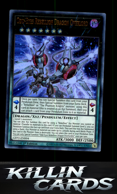 1st Edition Odd-Eyes Rebellion Dragon Overlord GFP2-EN004 YuGiOh Ultra Rare Ghos