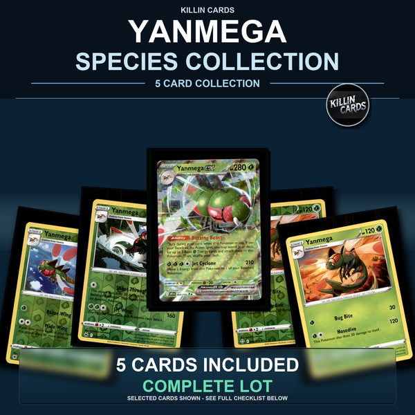Pokemon TCG Yanmega Species Collection 5 Different Cards