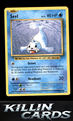 Seel 28/108 Pokemon Common XY - Evolutions Card NM