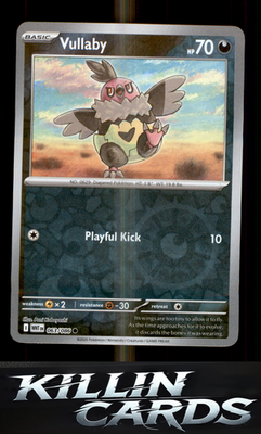 Reverse Holofoil Vullaby 063/086 Pokemon Common SV: White Flare Card NM