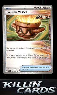 Earthen Vessel 163/182 Pokemon Uncommon SV04: Paradox Rift Card NM