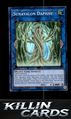 1st Edition Sunavalon Daphne MP22-EN114 YuGiOh Super Rare 2022 Tin of the Pharao