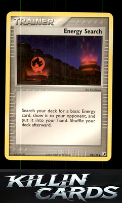 Energy Search 94/115 Pokemon Common Unseen Forces Card LP