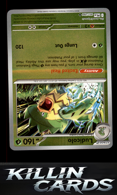 Reverse Holofoil Ludicolo - 007/094 007/094 Pokemon Uncommon ME02: Phantasmal Fl