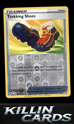Reverse Holofoil Trekking Shoes 156/189 Pokemon Uncommon SWSH10: Astral Radiance