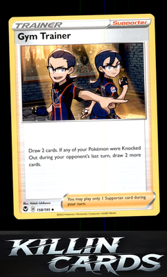 Gym Trainer 158/195 Pokemon Uncommon SWSH12: Silver Tempest Card NM