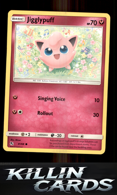 Jigglypuff 41/68 Pokemon Common Hidden Fates Card NM